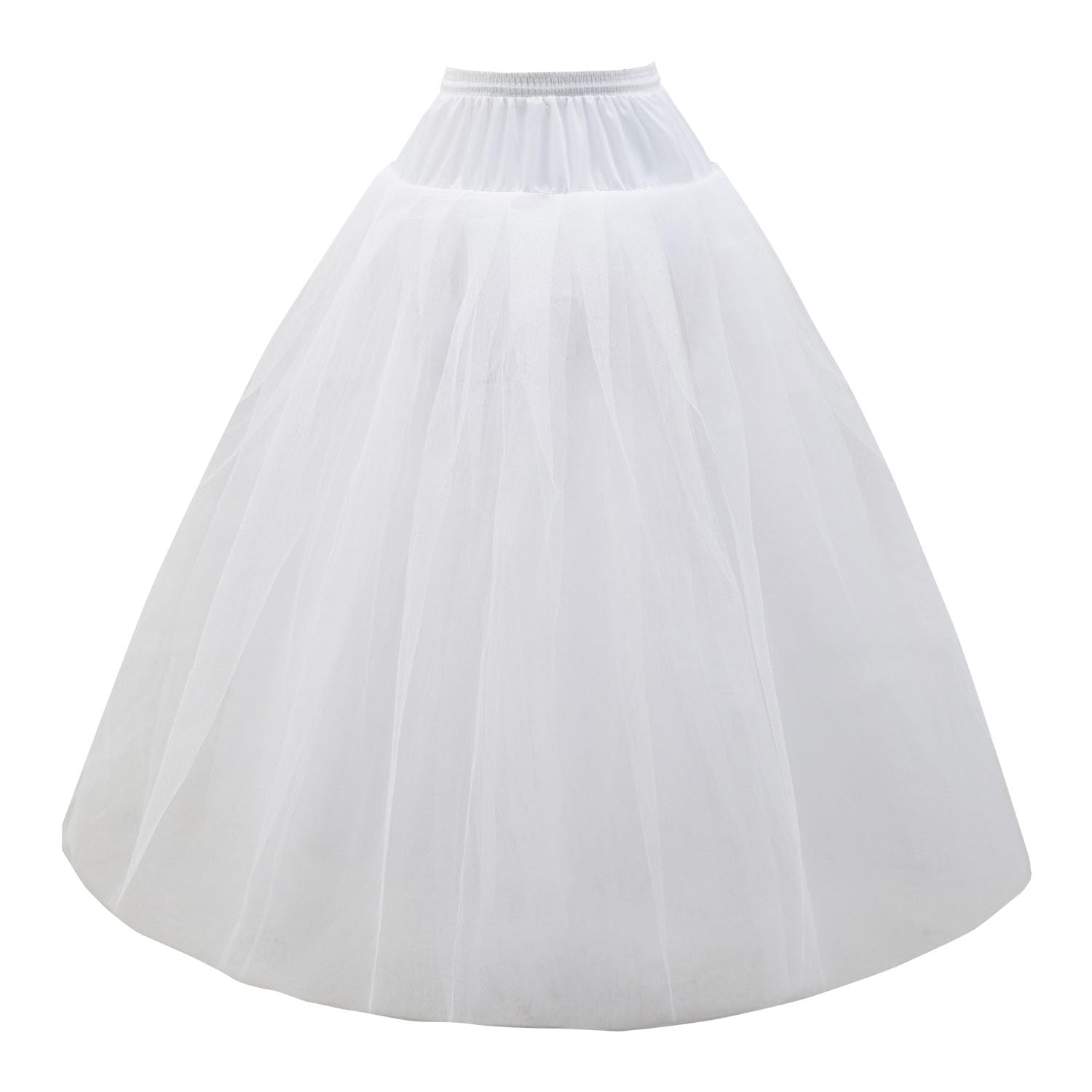 Women Formal Wear Combination - Kadın Uzun Kabarık Etek Kombinezon Kayma
