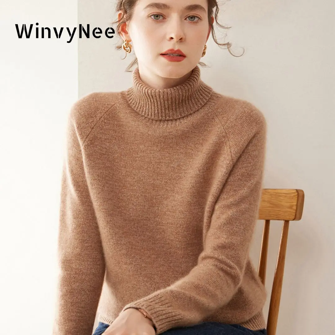 Cashmere Sweater Formal - WinvyNee Kaşmir Kazak Kadın Uzun Kollu