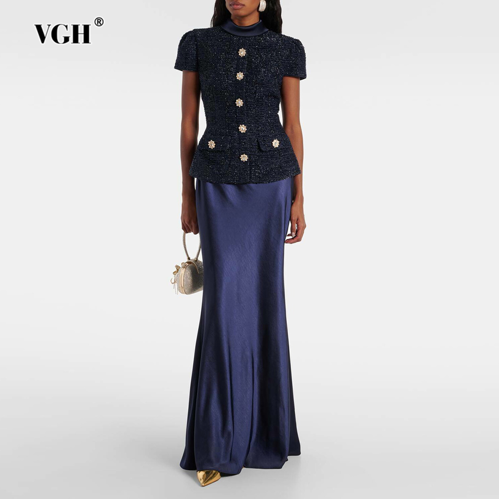 Women'S Formal Wear Suit - VGH Chic Iki Parçalı Setler Kadınlar