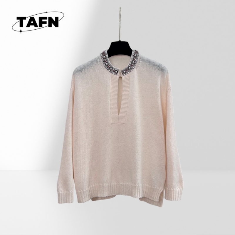 Cashmere Sweater Formal - 25 bahar yün kazak bling bling