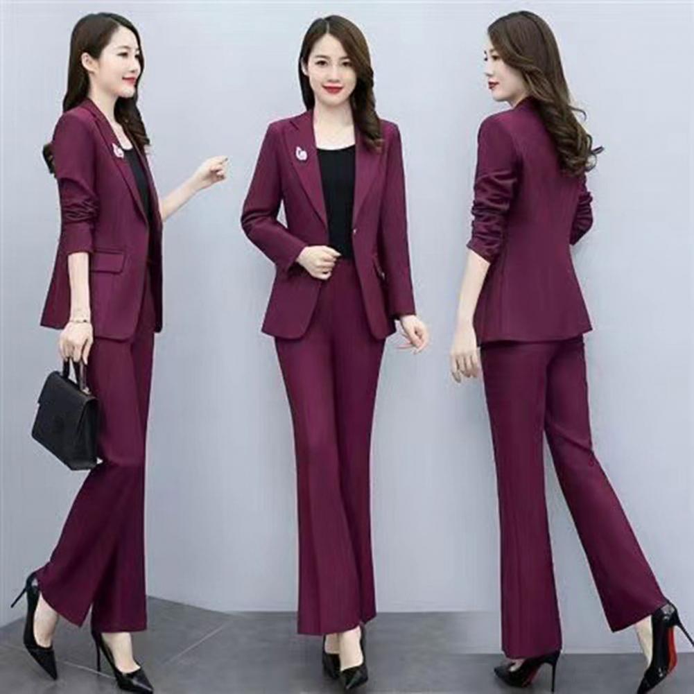 Women'S Formal Wear Suit - 2 Parça/Set Bayan Resmi Ceket Pantolon