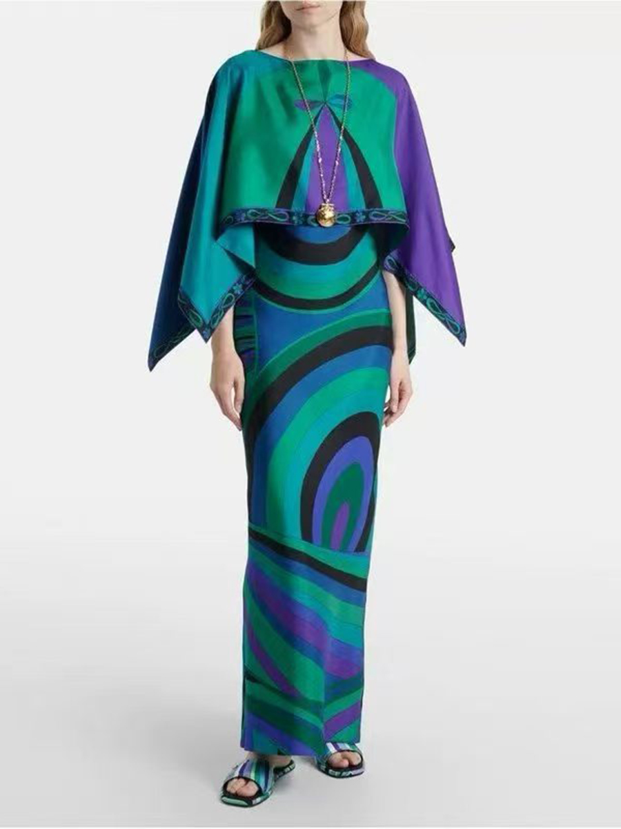 VGH Açık Mavi Soyut Baskılı İk - Women'S Formal Wear Suit incelemesi ve fiyatı
