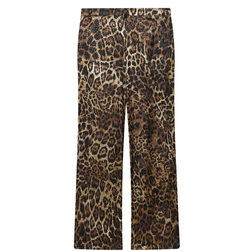HXAO Leopar Desenli Pantolon T - Women'S Formal Wear Suit incelemesi ve fiyatı