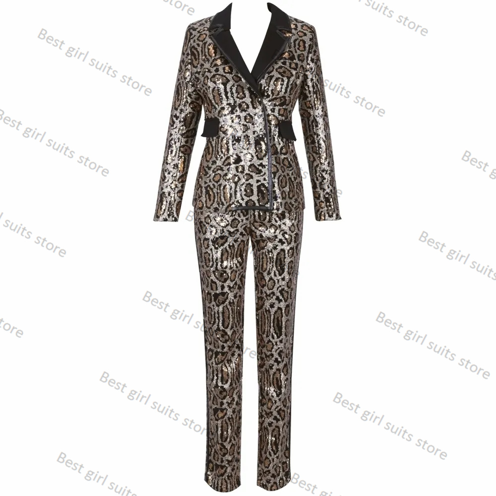 Leopar baskılı 2 parça kadın t - Tailored Trouser Wide incelemesi ve fiyatı