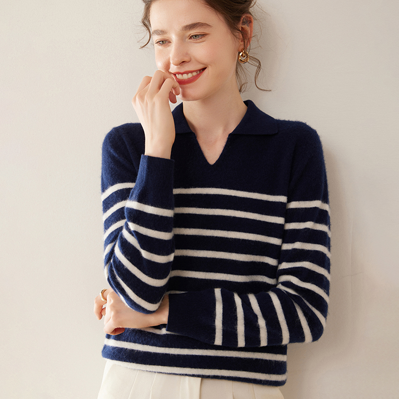 WinvyNee kadın Kaşmir Yün Çizg - Cashmere Sweater Formal incelemesi ve fiyatı