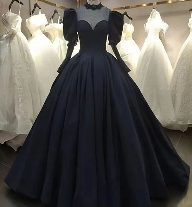 Gotik Siyah Gelinlik Şeffaf Se - Women'S Gothic Formal Wear incelemesi ve fiyatı