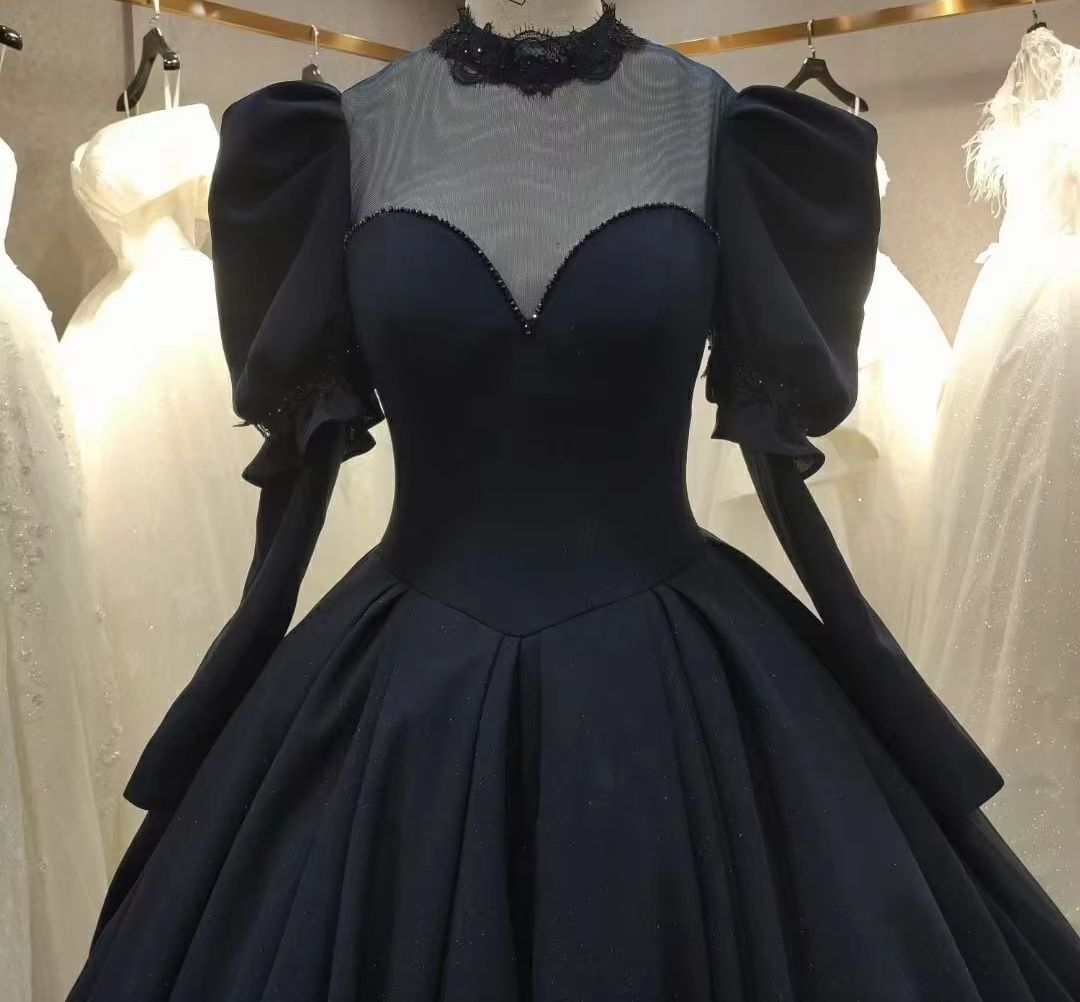 Gotik Siyah Gelinlik Şeffaf Se - Women'S Gothic Formal Wear incelemesi ve fiyatı