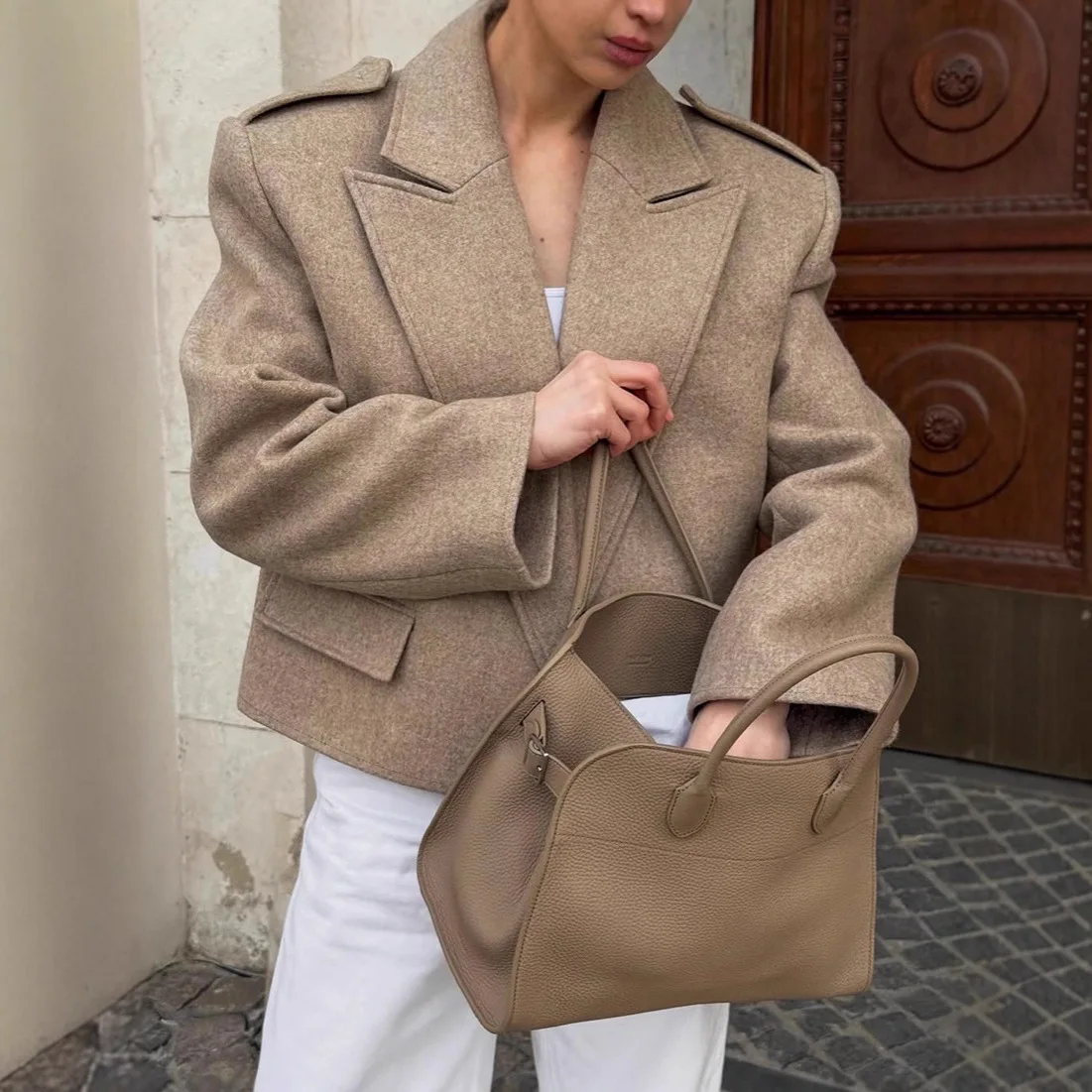 Kadın Tüvit Omuz Vatkalı Ceket - Women Formal Wear Stitching incelemesi ve fiyatı