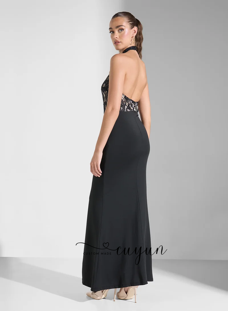 CUYUN Özelleştirilmiş Siyah Se - Women'S Formal Dinner Wear incelemesi ve fiyatı