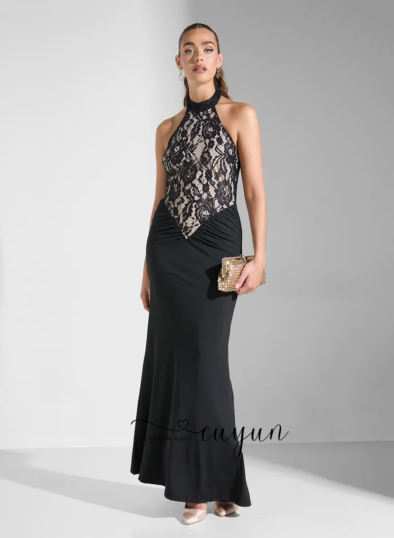 CUYUN Özelleştirilmiş Siyah Se - Women'S Formal Dinner Wear incelemesi ve fiyatı