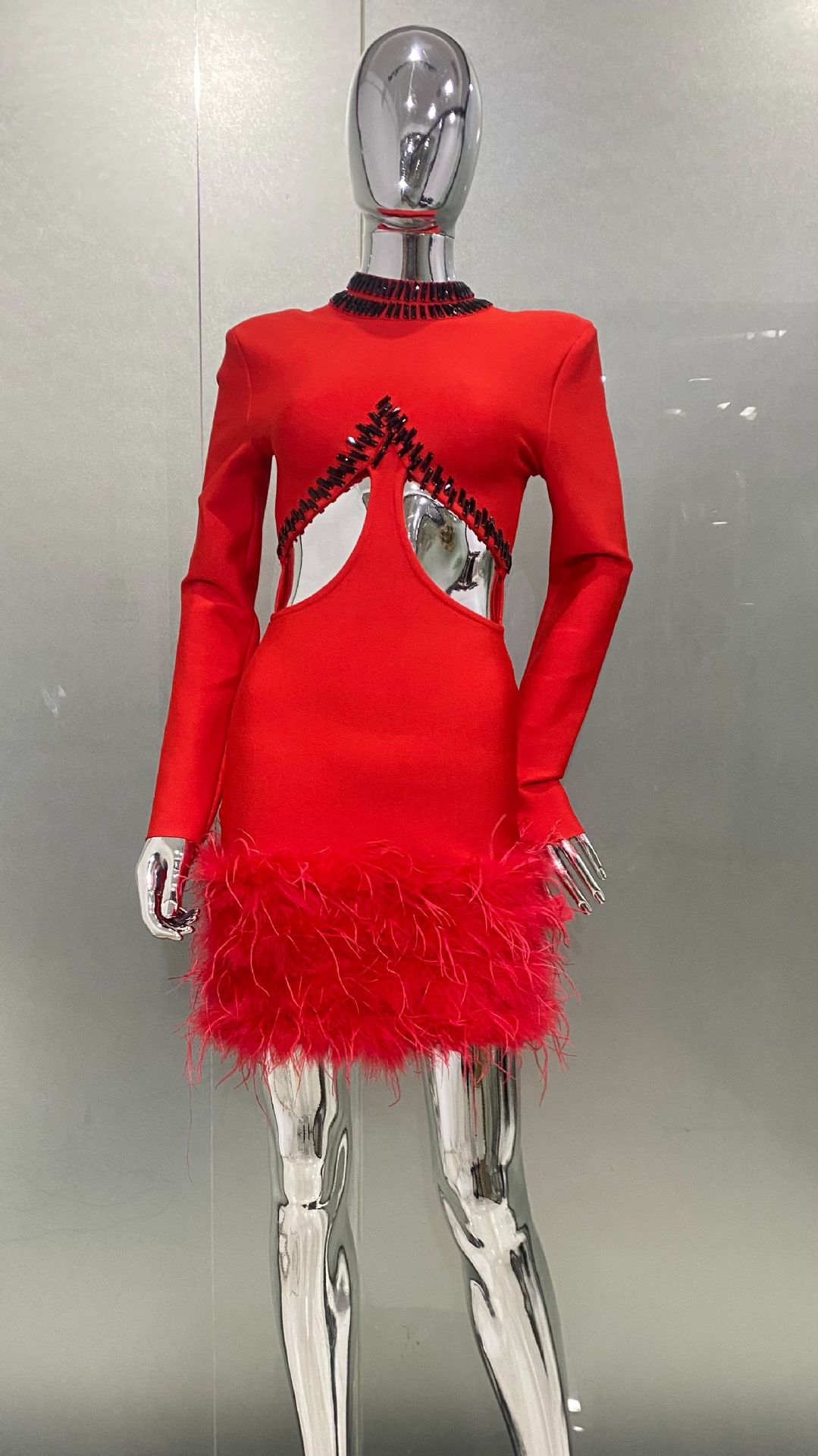 2026 Lüks Devekuşu Tüyü Glamou - Women'S Formal Dinner Wear incelemesi ve fiyatı