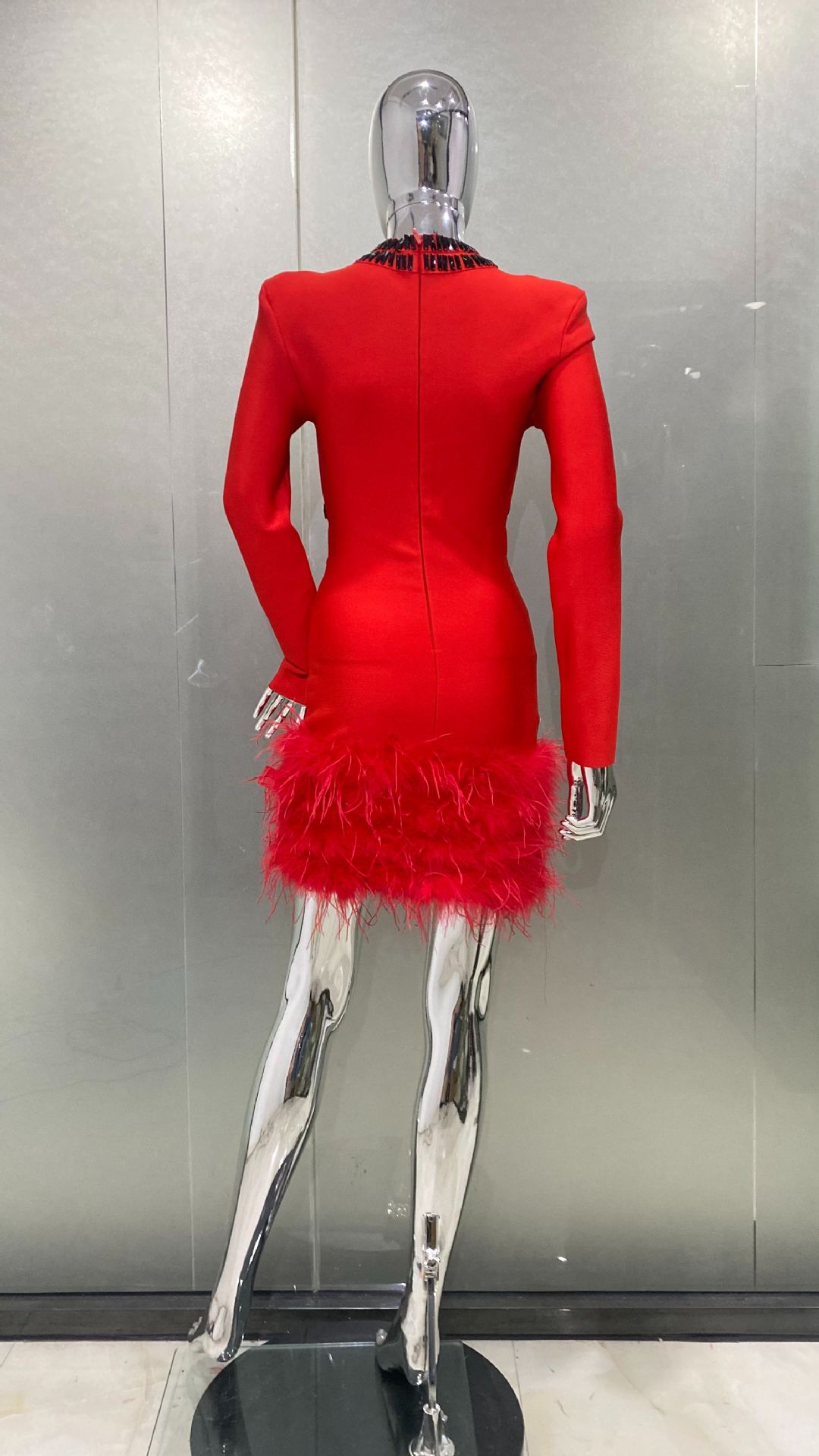 2026 Lüks Devekuşu Tüyü Glamou - Women'S Formal Dinner Wear incelemesi ve fiyatı