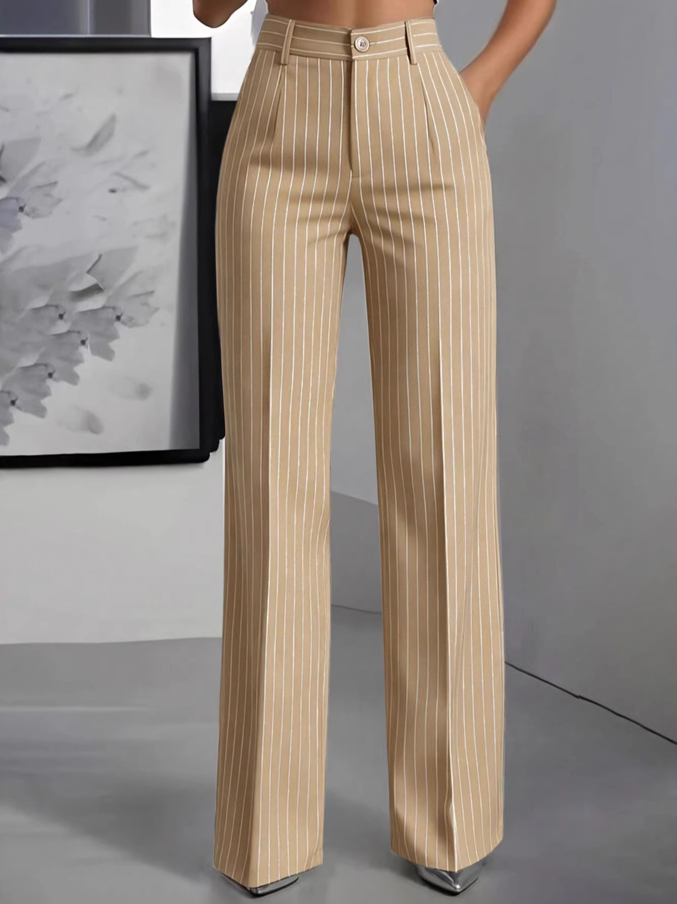 Şık Yüksek Bel Düz Paça Takım  - Women'S Formal Wear Suit incelemesi ve fiyatı