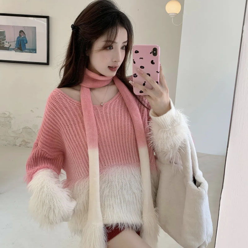 Kadın Degrade V Yaka Kazak Viz - Cashmere Sweater Formal incelemesi ve fiyatı