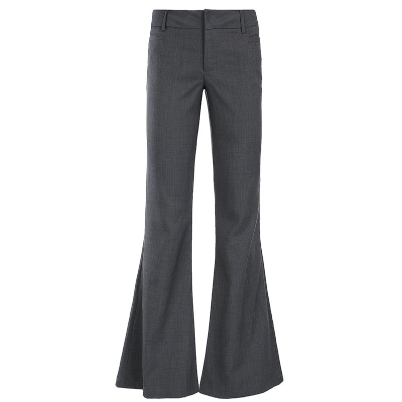 Gri Tam Boy Pantolon Mikro İsp - Tailored Trouser Wide incelemesi ve fiyatı