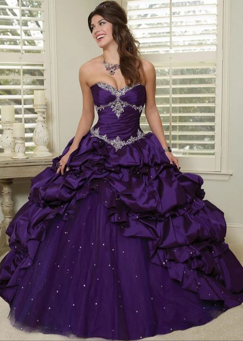 Gotik Mor Gelinlik Kristaller  - Women'S Gothic Formal Wear incelemesi ve fiyatı
