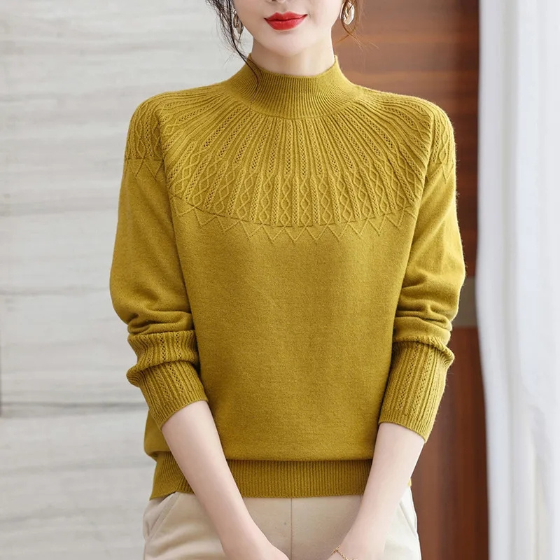 Yeni Kadın Giyimleri Sonbahar/ - Cashmere Sweater Formal incelemesi ve fiyatı