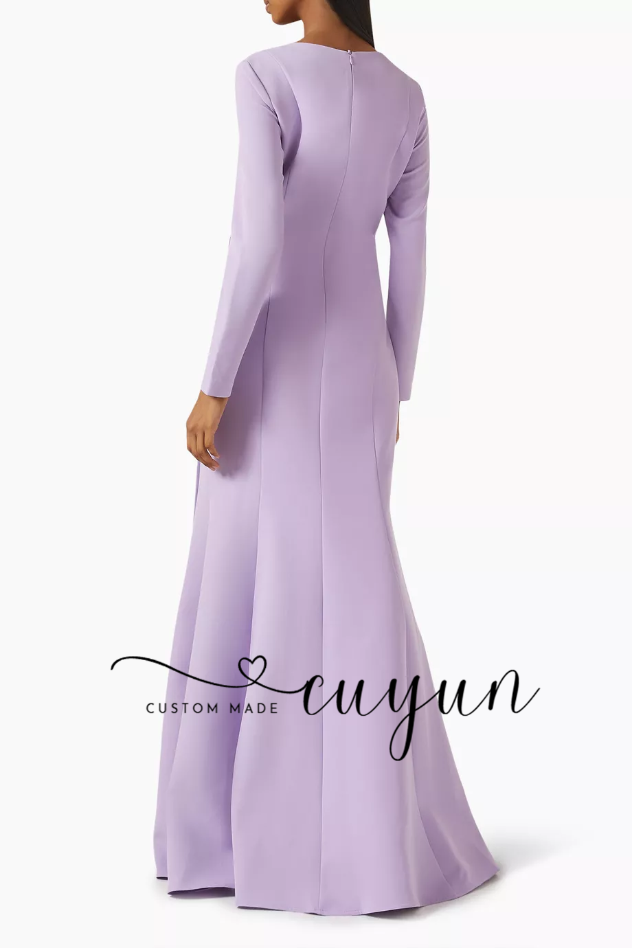 CUYUN Özelleştirilmiş Lavanta  - Women'S Formal Dinner Wear incelemesi ve fiyatı