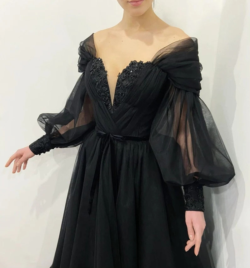 Özelleştirilmiş Gotik Siyah Ge - Women'S Gothic Formal Wear incelemesi ve fiyatı