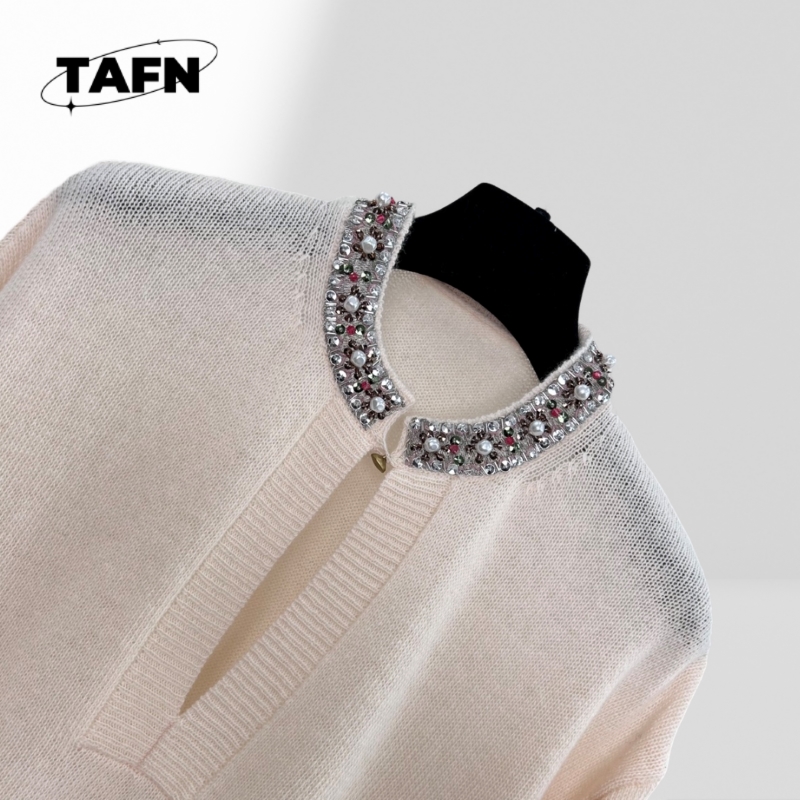 25 bahar yün kazak bling bling - Cashmere Sweater Formal incelemesi ve fiyatı