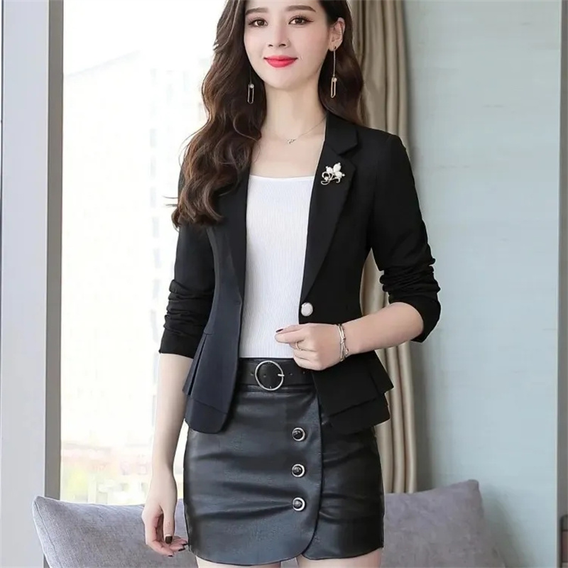Kadınlar İçin Kırmızı Yeşil Be - Women Formal Wear With Black Blazer incelemesi ve fiyatı