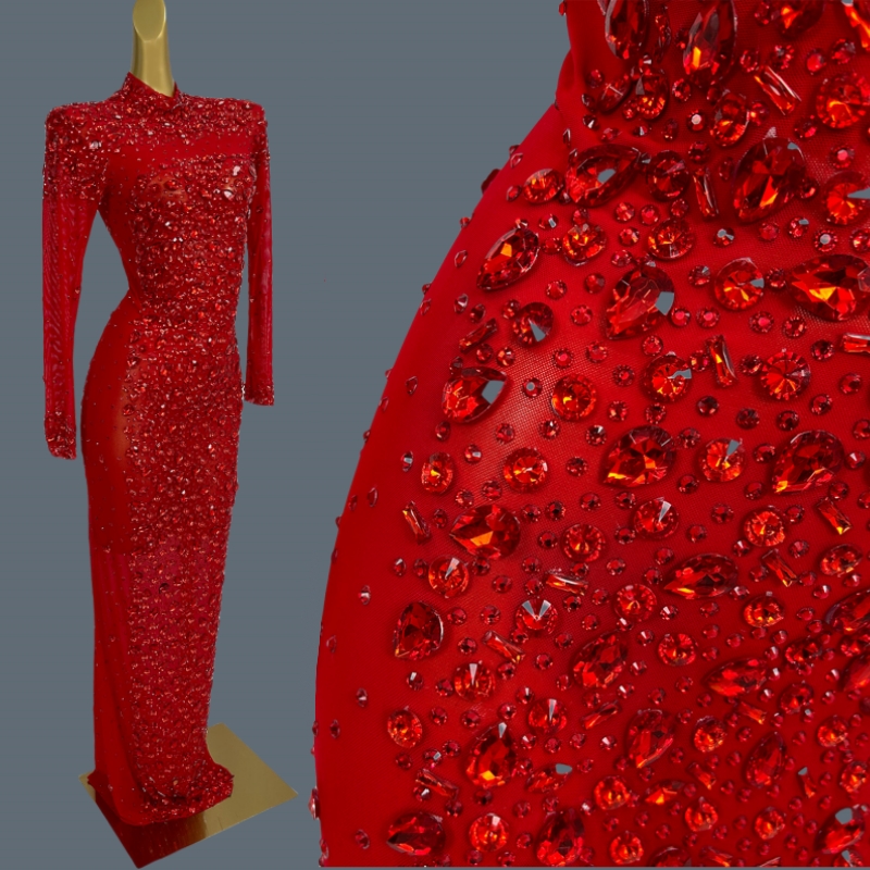 Seksi Şeffaf Örgü Resmi Balo U - Women'S Formal Dinner Wear incelemesi ve fiyatı