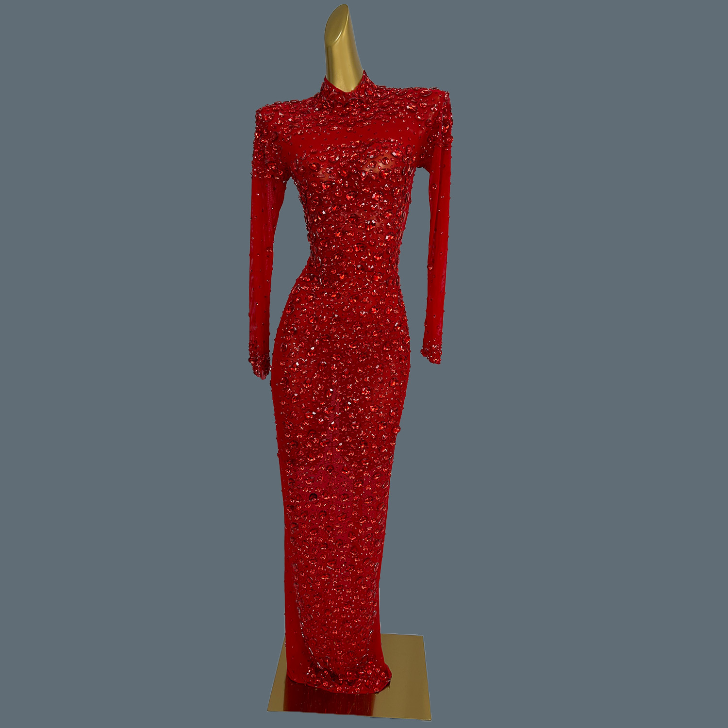 Seksi Şeffaf Örgü Resmi Balo U - Women'S Formal Dinner Wear incelemesi ve fiyatı