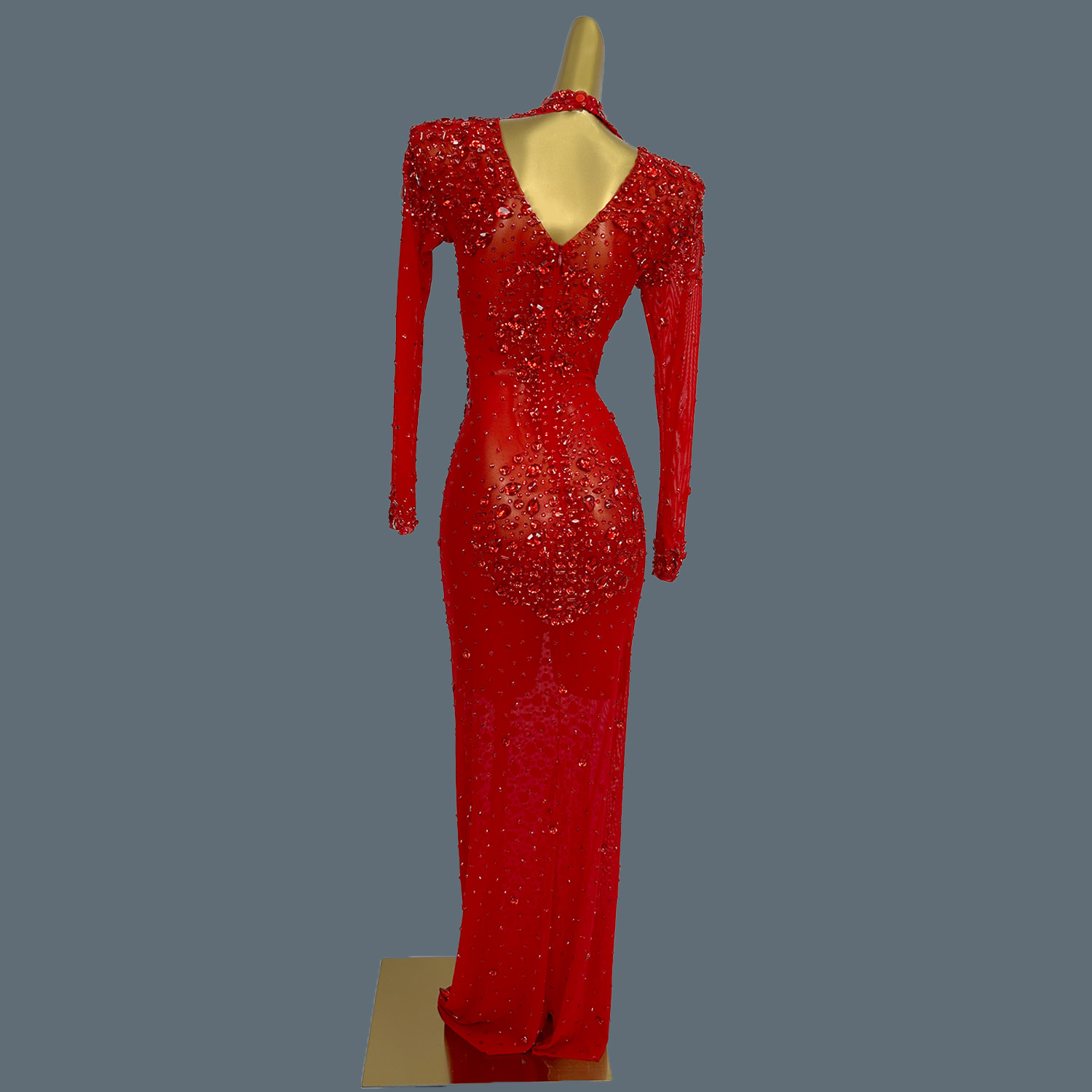 Seksi Şeffaf Örgü Resmi Balo U - Women'S Formal Dinner Wear incelemesi ve fiyatı